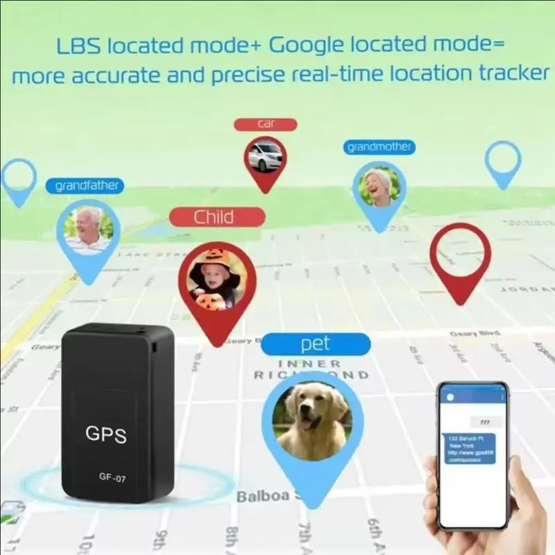 Smart Mini GPS Tracker _ Magnetic Anti - Theft Car Locator